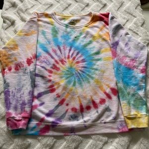 Rainbow sweatshirt tie dye